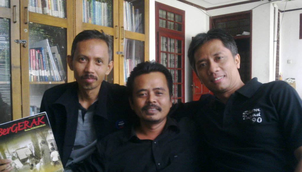 Trisno W Demah bersama rekan alumni Fikom Unpad.