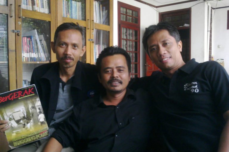 Trisno W Demah bersama rekan alumni Fikom Unpad.