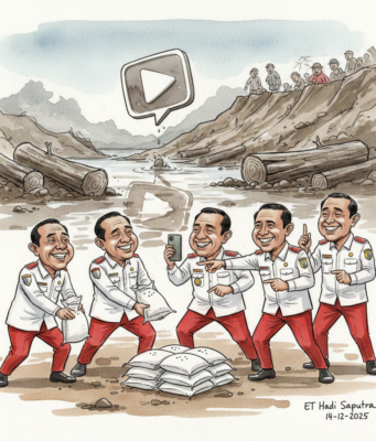 Ironi di Atas Puing Sumatera Barat: Dari Menko Angkat Karung hingga Anggota DPR Anti-Peluru